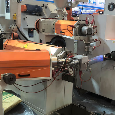 Pvc Pe Coated Electrical Wire Extruding Making Machine Cable Extruding Production Line